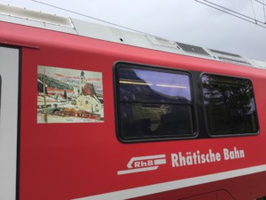 スイスとオーストリア列車の旅